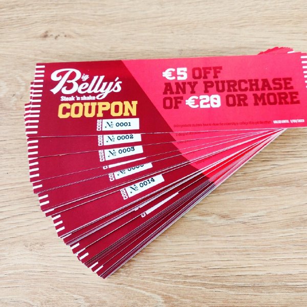 Custom Coupon Print