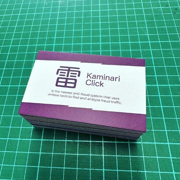 Double paper b cards with lamination