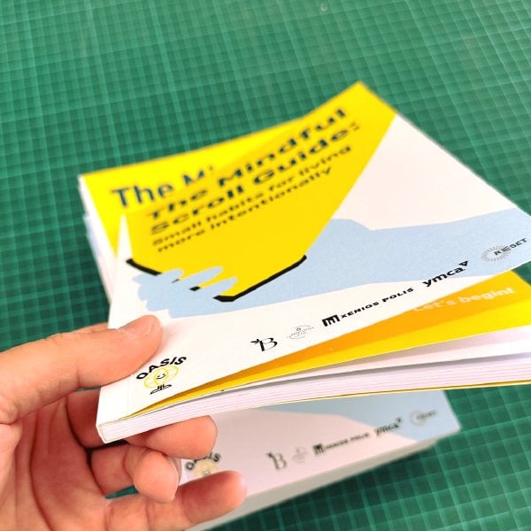BOUND TO INSPIRE: Perfect Bound Booklets. 📖✨
We printed these guides, "The Mindful Scroll …